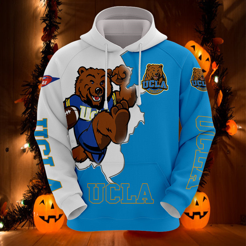 Ucla Bruins Mascot Hoodie – Unisex Pullover Printed Sweatshirt